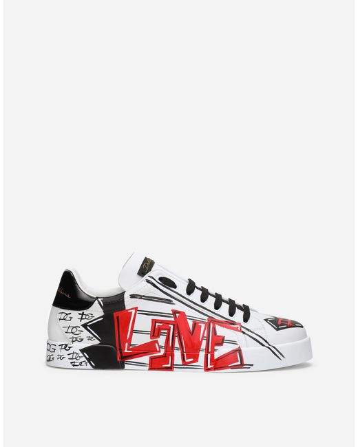 Dolce & Gabbana Multicolor Limited Edition Portofino Sneakers for men