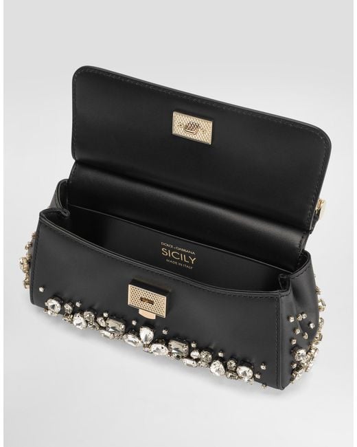 Sac À Main Sicily Petit Format Dolce & Gabbana en coloris Multicolor