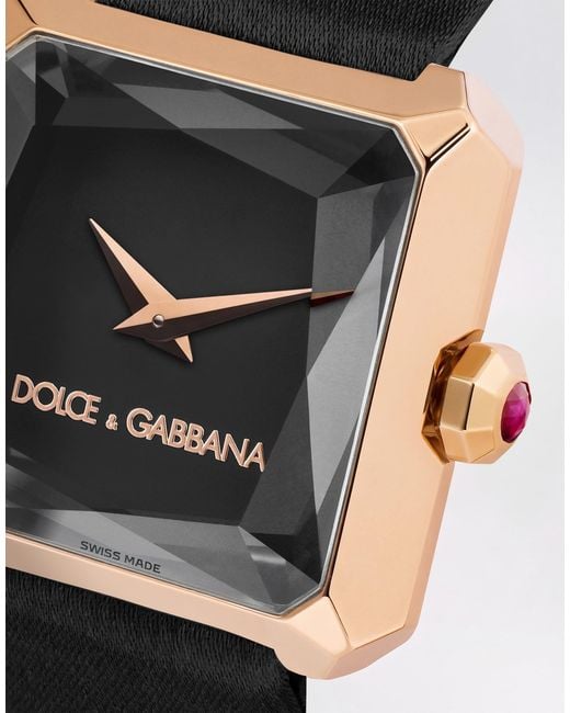 Dolce & Gabbana Black Sofia Uhr