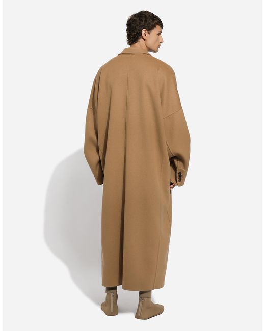 Dolce & Gabbana Natural Oversized Trench Coat for men