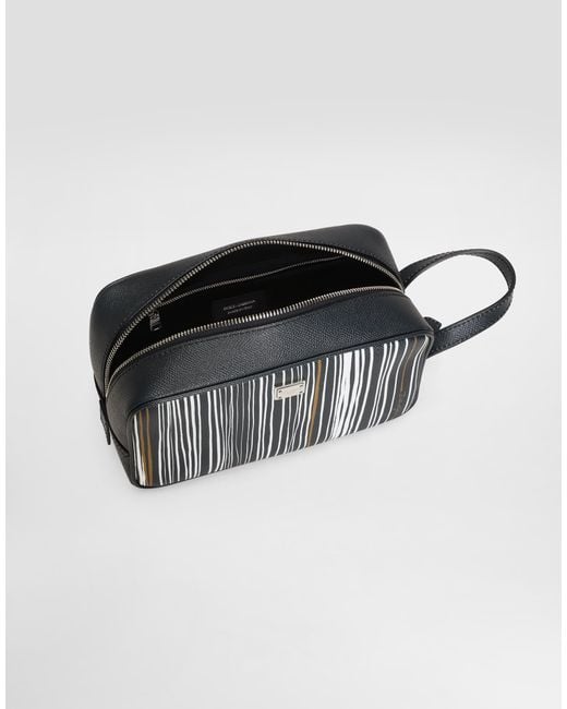 Dolce & Gabbana Gray Necessaire for men