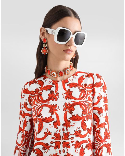 Dolce & Gabbana Red Abito
