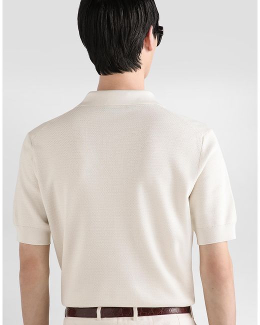 Dolce & Gabbana Natural Polo M/C for men