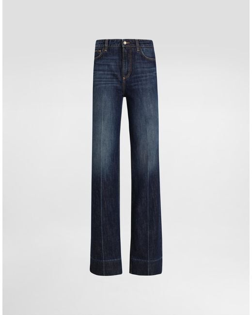 Dolce & Gabbana Blue Denim Cigarette Jeans