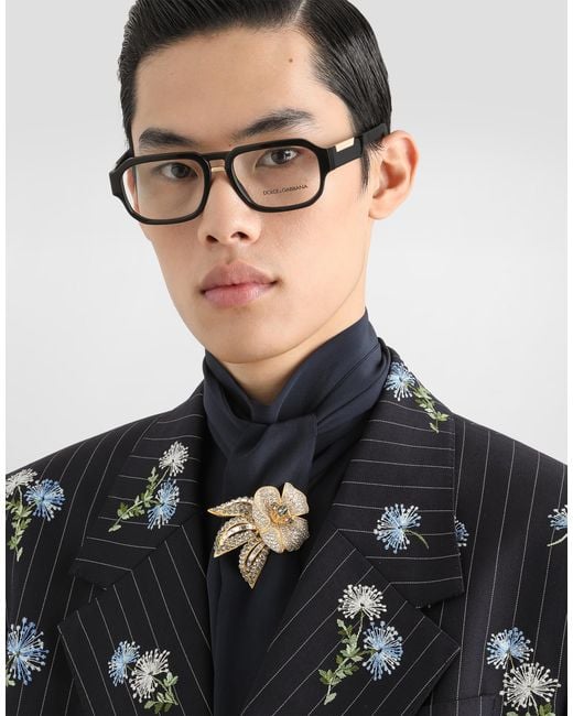 Dolce & Gabbana Brosche in White für Herren