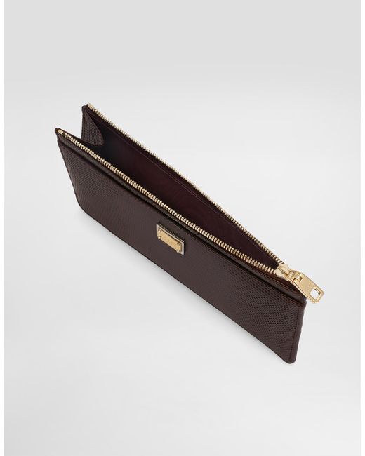 Portacarte di Dolce & Gabbana in Brown