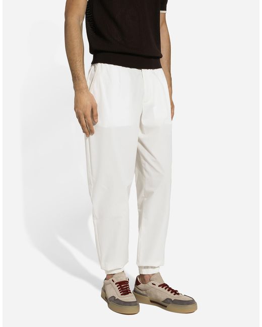 メンズ Dolce & Gabbana コットン ジョギングパンツ White