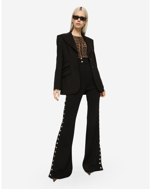Dolce & Gabbana Black 'Turlington' Blazer