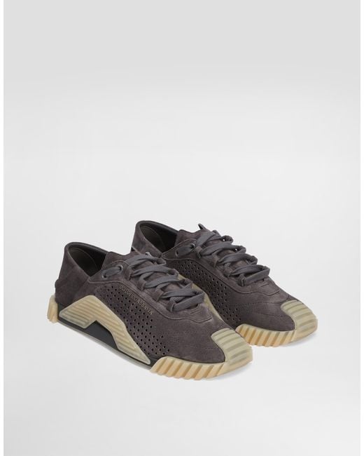 Sneaker Ns1 Slip-On di Dolce & Gabbana in Gray da Uomo