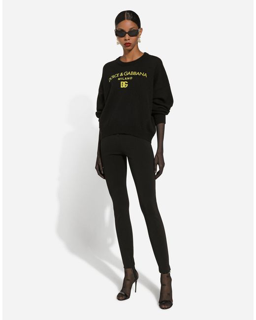 Dolce & Gabbana トレンカ ジャージー ミラノリブ Black