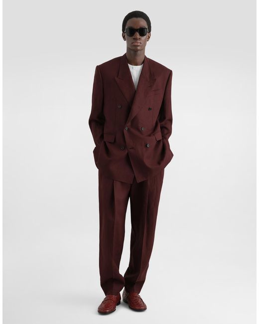 Dolce & Gabbana Purple Giacca for men