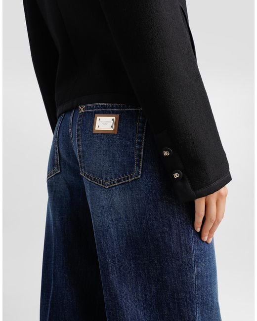 Dolce & Gabbana Blue Denim Cigarette Jeans
