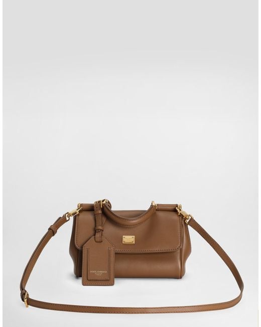 Dolce & Gabbana Brown My Sicily Handbag