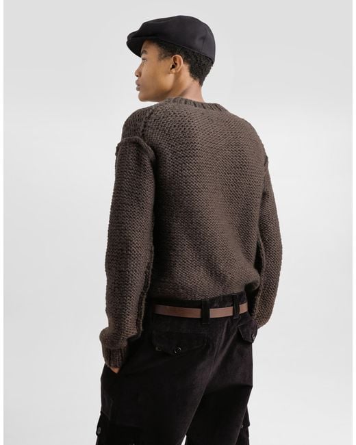 Pullover di Dolce & Gabbana in Brown da Uomo