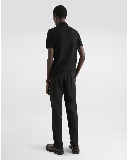 Dolce & Gabbana Black Polo M/C for men