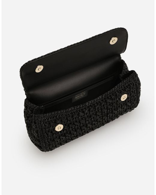 Dolce & Gabbana Sicily ロング ハンドバッグ Black