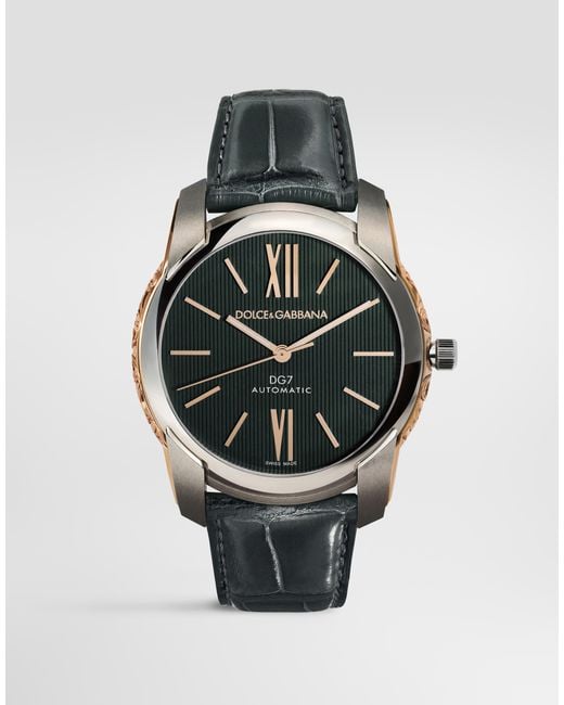Dolce & Gabbana Gray Dg7 Gattopardo Watch for men