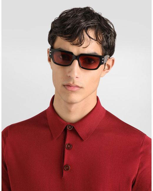 Dolce & Gabbana Red Polo M/C for men