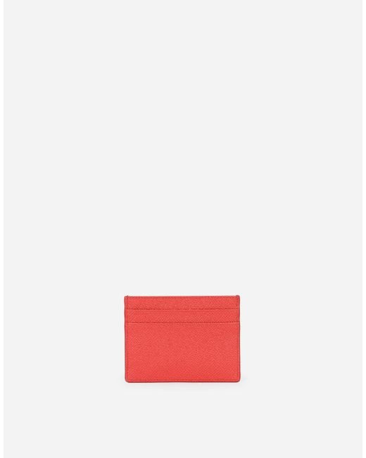 Dolce & Gabbana Red Card Holder