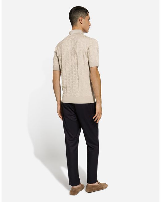 Dolce & Gabbana Natural Polo M/C for men