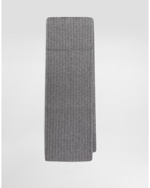 Sciarpa A Coste di Dolce & Gabbana in Gray