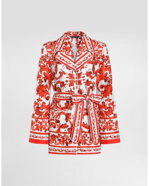 Dolce & Gabbana Red Camicia