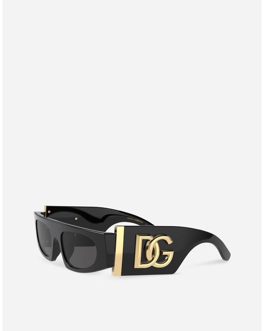 Asimilación cuota de matrícula Género Gafas de sol DG crossed Dolce & Gabbana de color Negro | Lyst