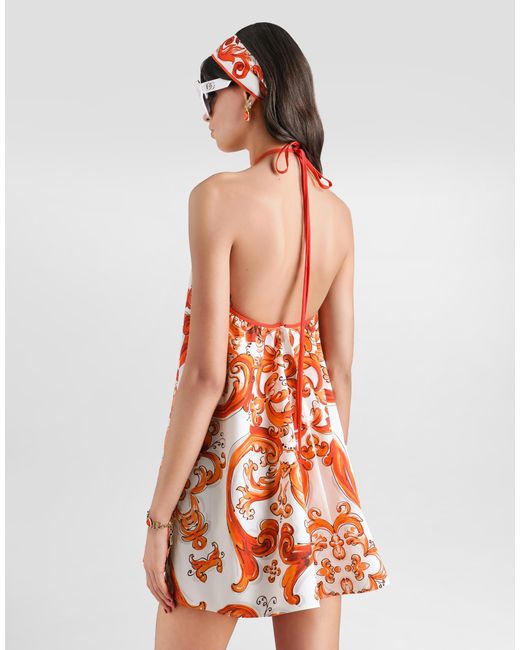 Dolce & Gabbana White Abito
