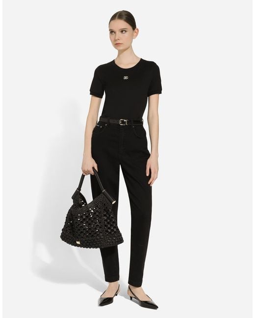 Dolce & Gabbana Black Sicily Handbag