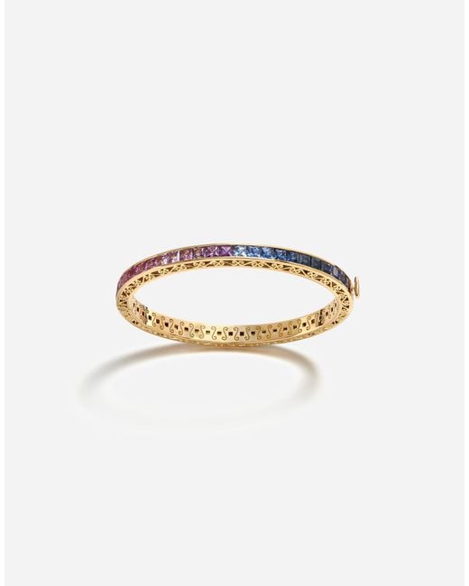 Dolce & Gabbana Metallic Multicolor Sapphire Bracelet