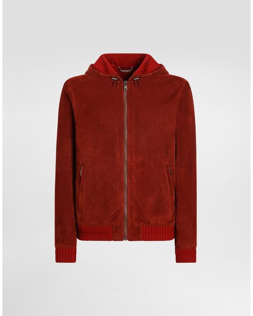 Dolce & Gabbana Red Giubbotto for men