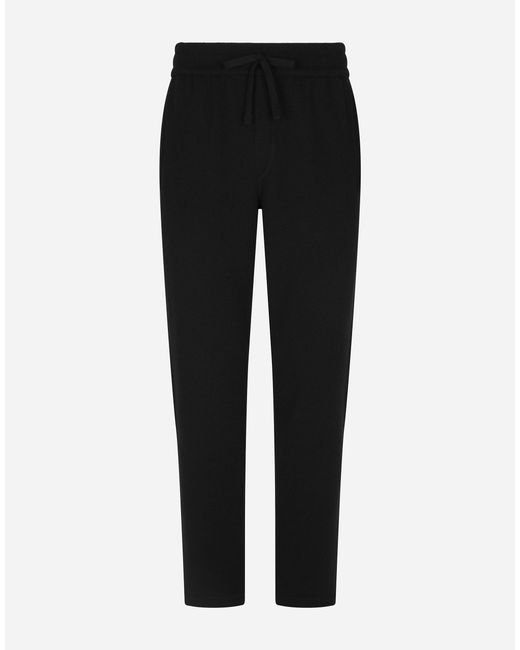 Dolce & Gabbana Jogginghose Aus Kaschmir Mit Dg-Logo in Black für Herren