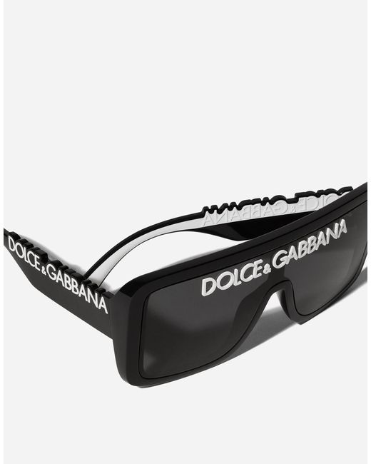 Dolce & Gabbana Black Dg Logo Sunglasses