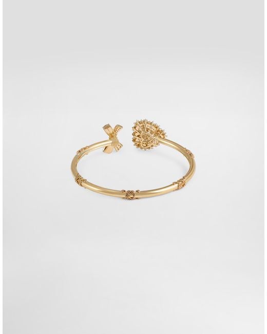 Dolce & Gabbana White Devotion Bracelet 18 Carat And Diamonds
