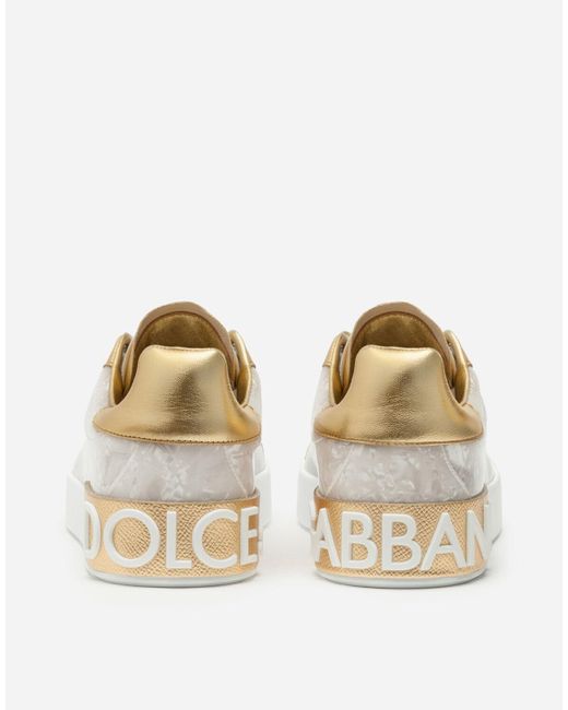 dolce and gabbana mother of pearl sneakers