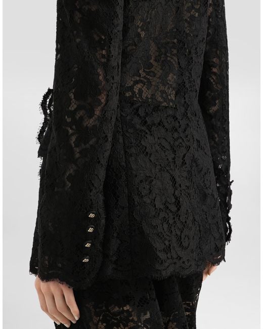 Dolce & Gabbana Black Double-Breasted Jacket