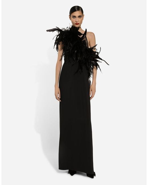 Dolce & Gabbana Black Cady Dress