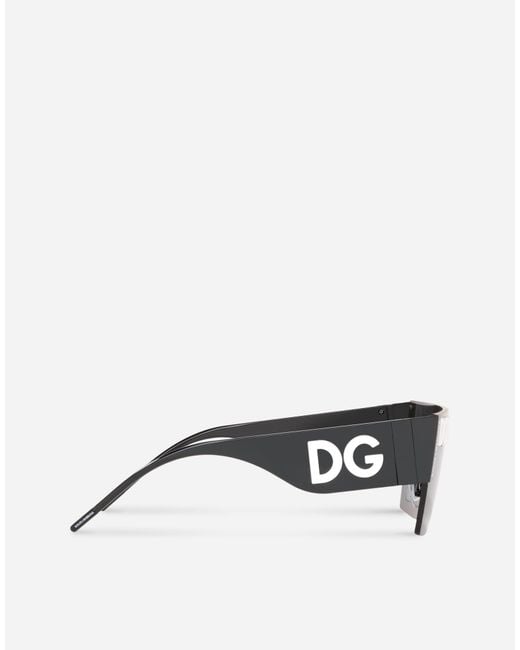 Dolce & Gabbana Gray Dg Logo Sunglasses for men