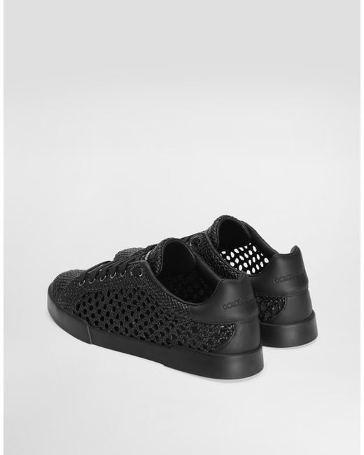 Dolce & Gabbana Black Sneaker Bassa for men