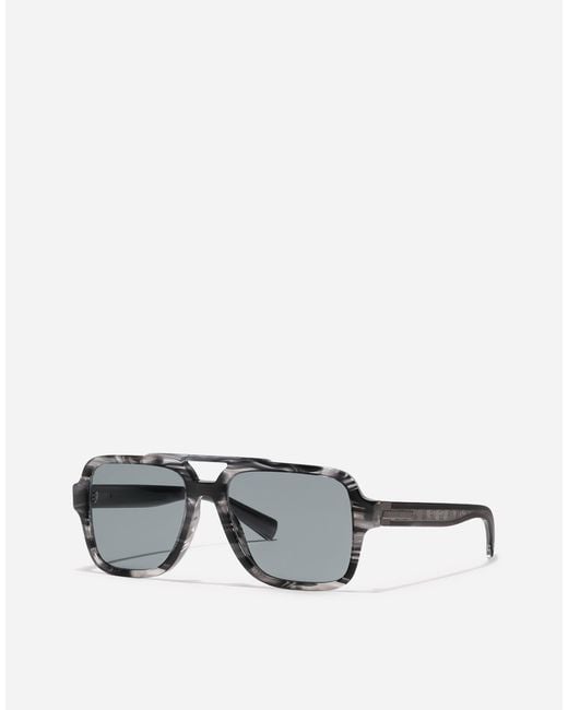 Dolce & Gabbana Gray Sartoria Sunglasses for men