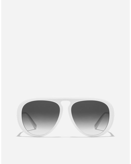 Dolce & Gabbana Gray Maiolica Arancione Sunglasses
