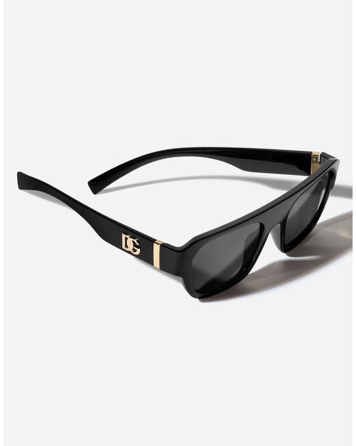 Dolce & Gabbana Gray Dg Crossed Sunglasses