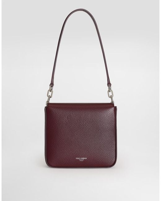 Dolce & Gabbana Purple Deerskin Bag for men