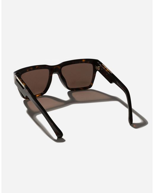 メンズ Dolce & Gabbana 「ミラーロゴ」 サングラス Gray
