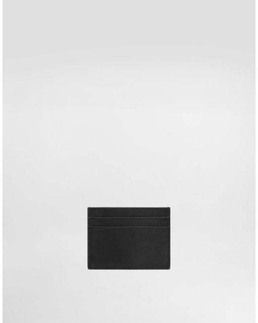 Dolce & Gabbana Plongé Calfskin Card Holder White