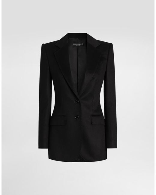 Dolce & Gabbana Black Single-Breasted Jacket
