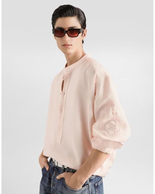 Dolce & Gabbana Pink Camicia for men
