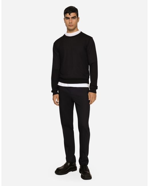 メンズ Dolce & Gabbana Pull Girocollo Black