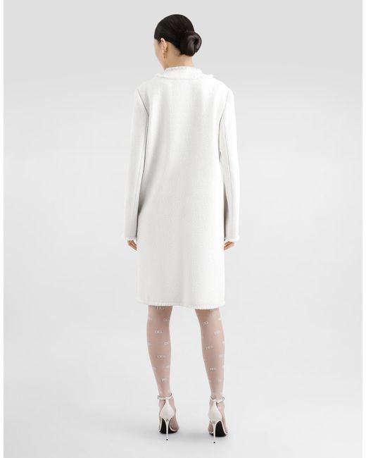 Dolce & Gabbana White Coats & Jackets
