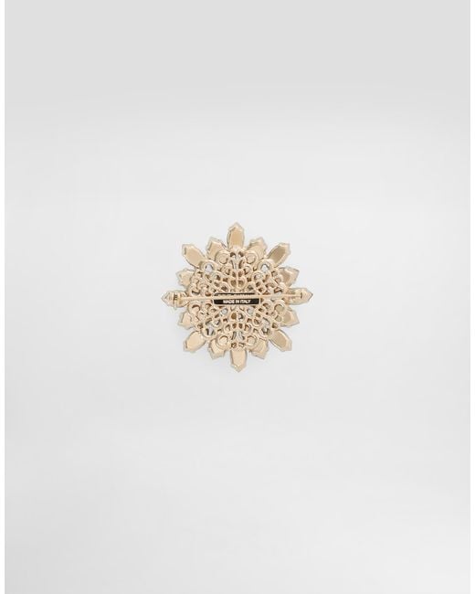 Dolce & Gabbana Brooch With Rhinestones in Blue für Herren